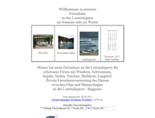 Tablet Screenshot of listerferienhaus.de